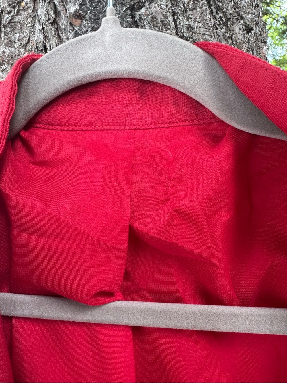Chico's Red Ribbon Textured Jacket M/L - Picture 12 of 14
